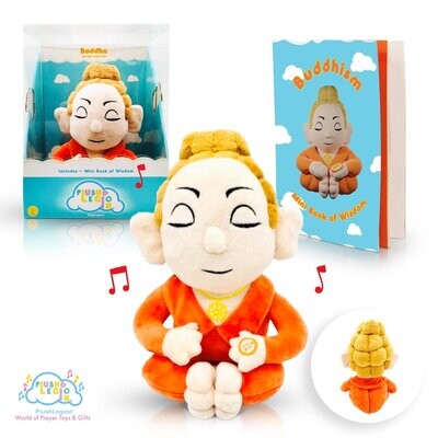 Buddha - Singing Spiritual Mantra Om Mani Padme Hum & Buddhism Mini Book of Wisdom