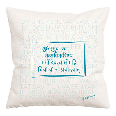 Gayatri Mantra Sanskrit Cushion
