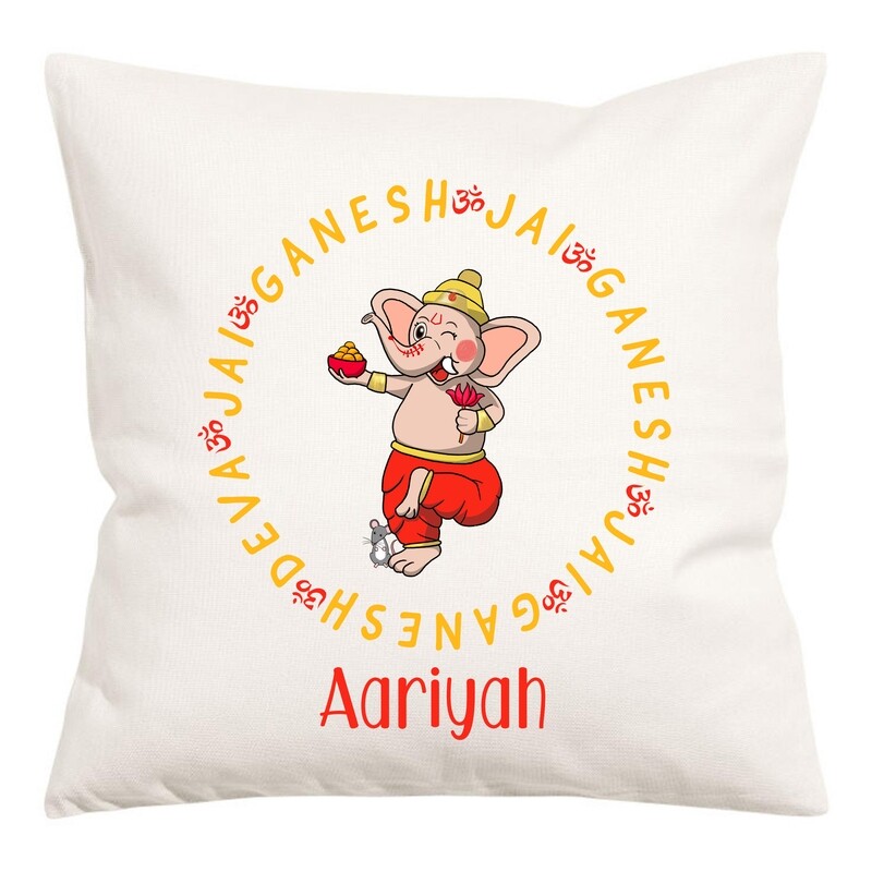 Personalised Ganesha Kids Cushion