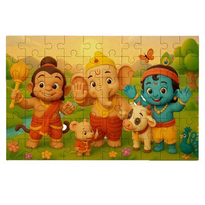 Ganesha, Hanuman & Krishna