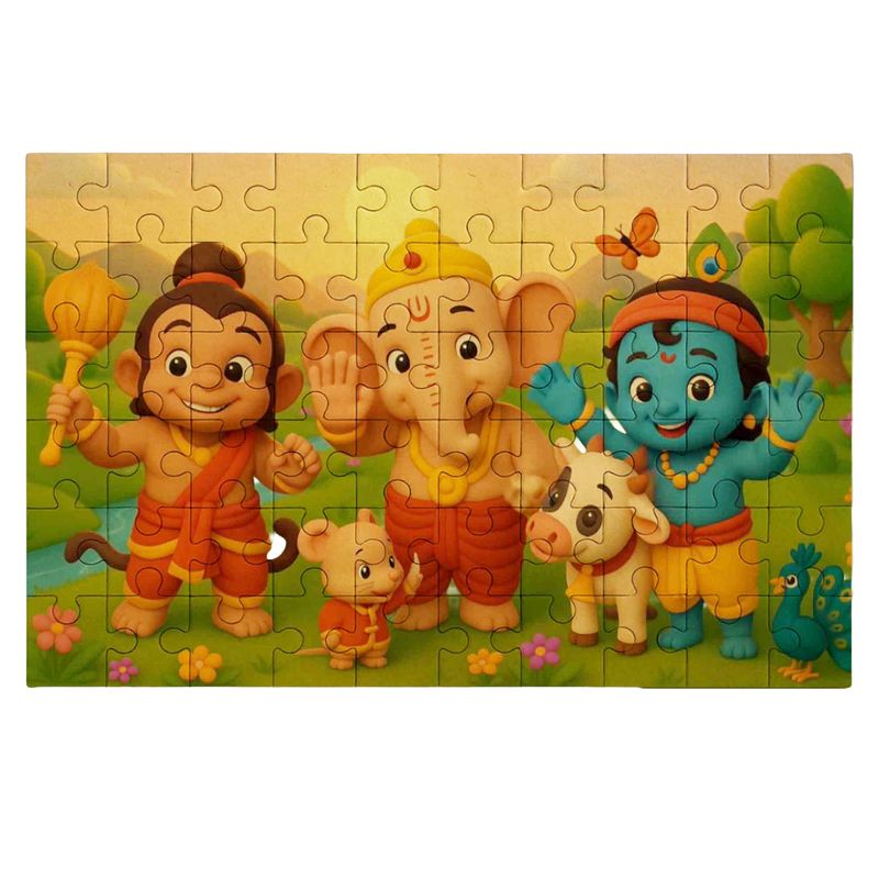 Ganesha, Hanuman & Krishna