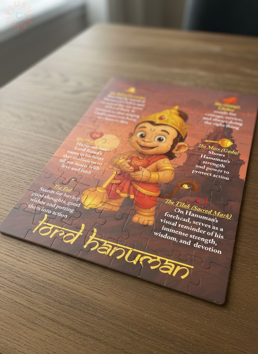 Little Lord Hanuman Educational Wooden Puzzle