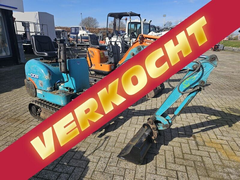 Minikraan Minigraver Kubota k008 u10 800kg jcb CATERPILLAR