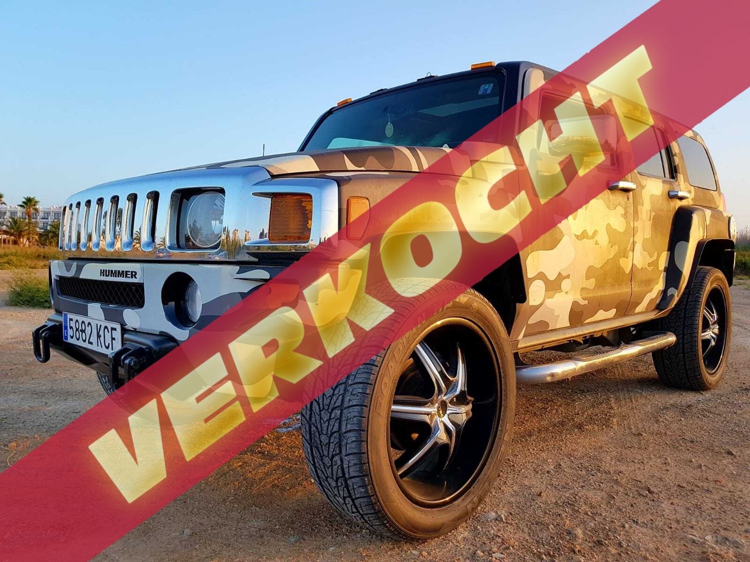 ? Hummer H3 3.7 SPAANS kenteken VERKOCHT