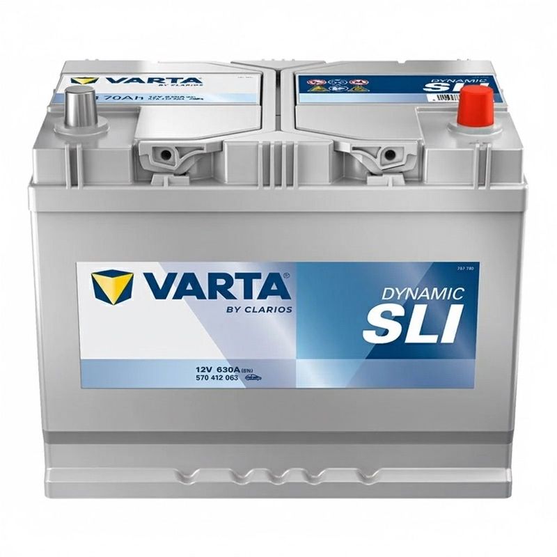 Varta E23 70Ah Asiatica Positivo derecha