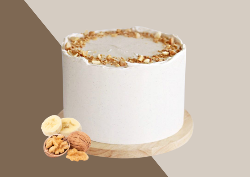 Banana &amp; walnut Cake