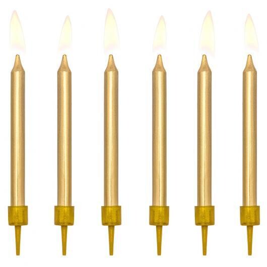 Cake candle Gold