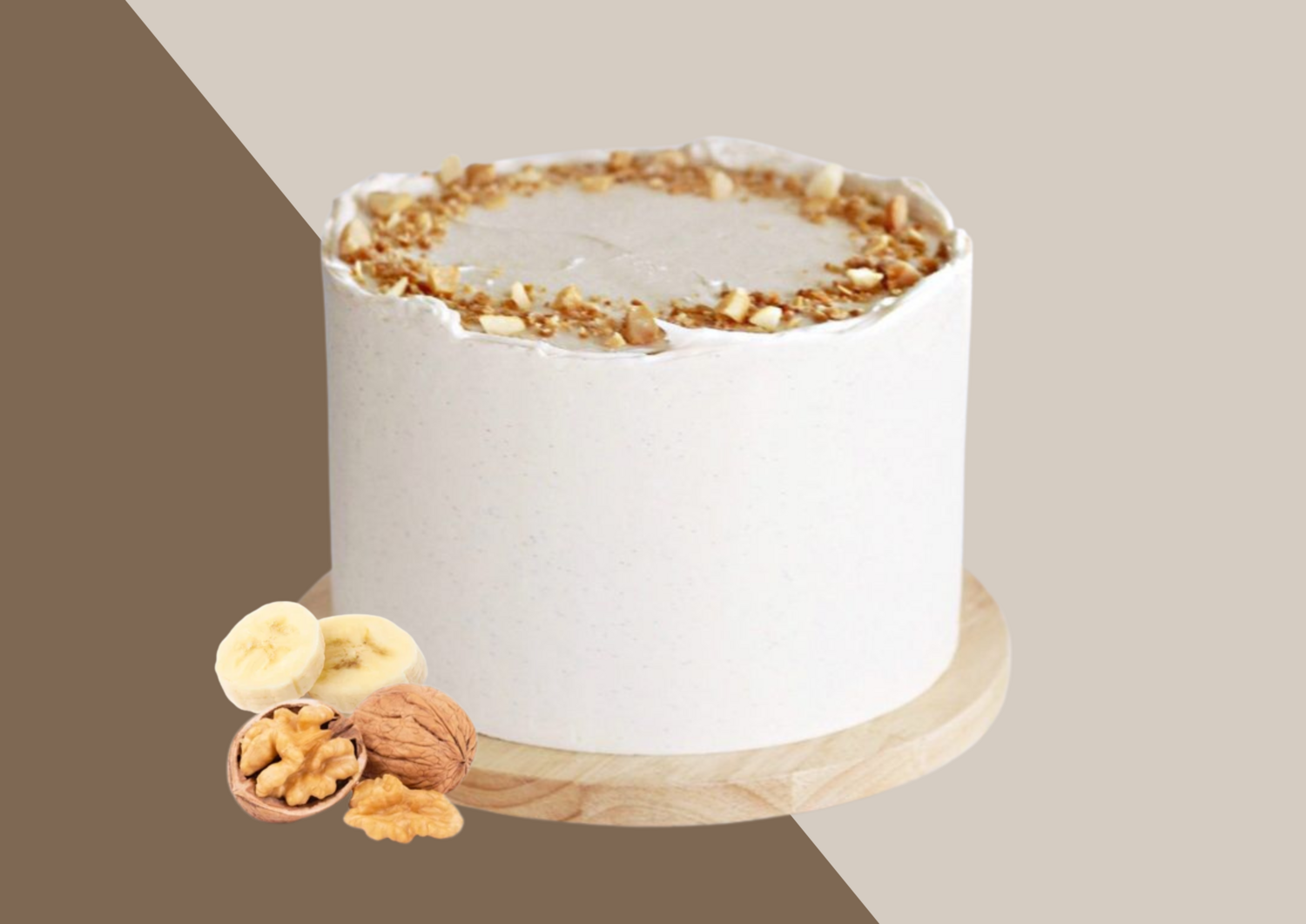 Banana &amp; walnut Cake