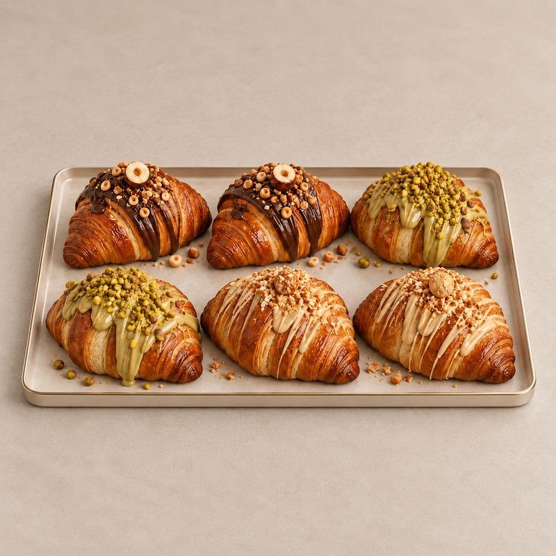 Luxury Croissant Box – 6 pcs
