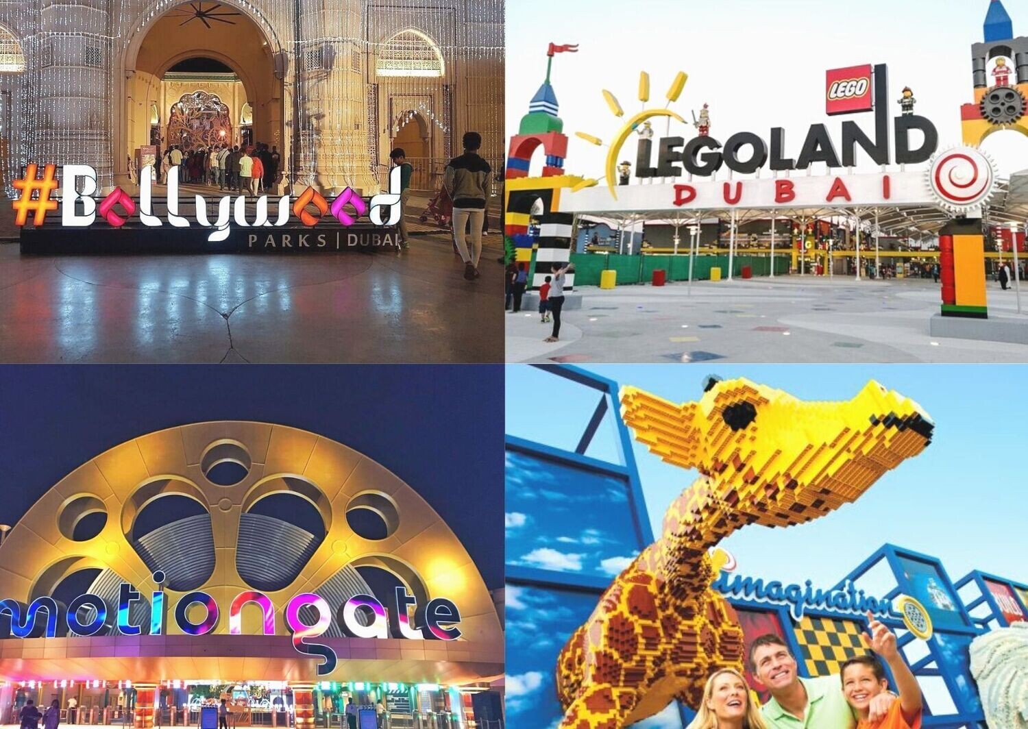 Bollywood Park + (Motiongate/Legoland/Legoland Waterpark) + Meal in Bollywood