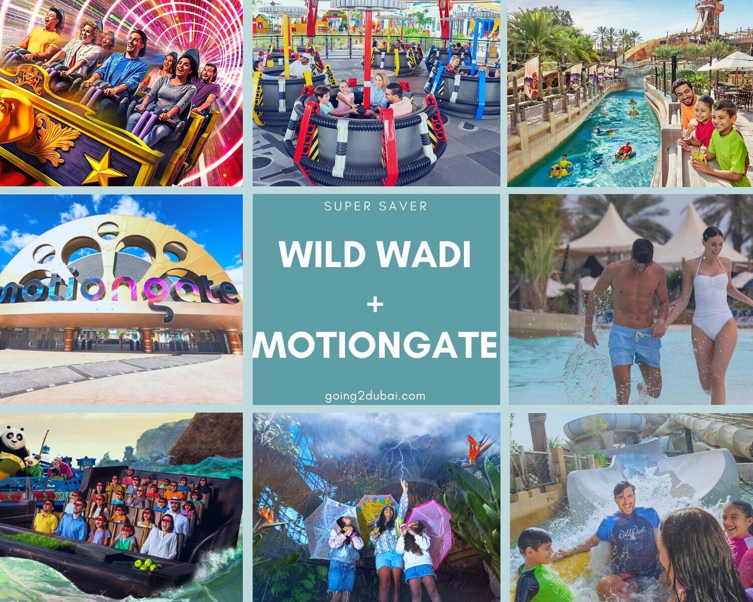 Wild Wadi Waterpark + Motiongate