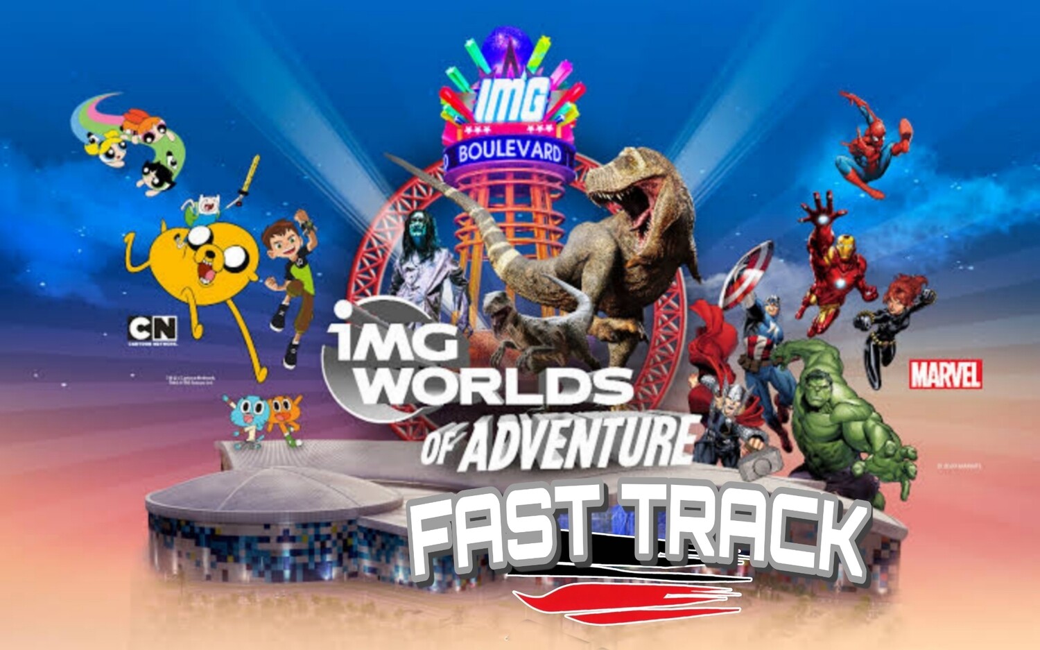 IMG World Of Adventure + Fast Track Combo