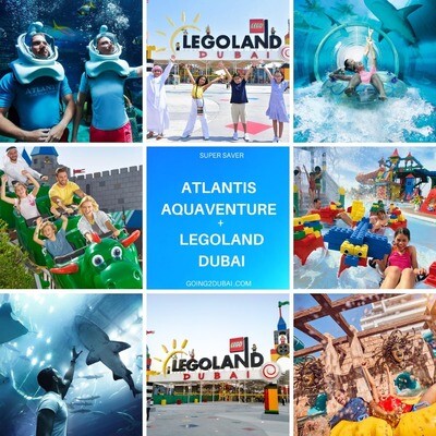 Atlantis Aquaventure + Legoland Dubai Combo