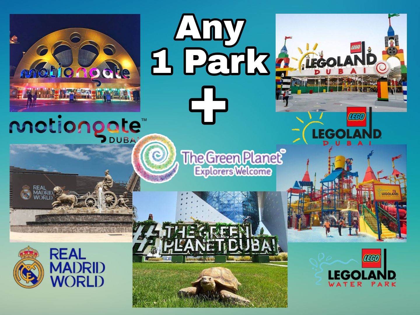 DPR Any 1 Park + The Green Planet Combo
