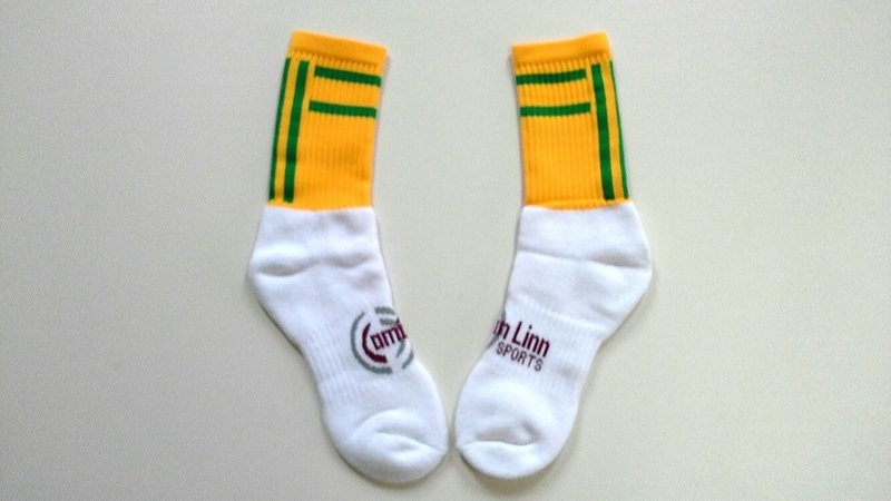 X Small Midi Socks - Yellow and Green