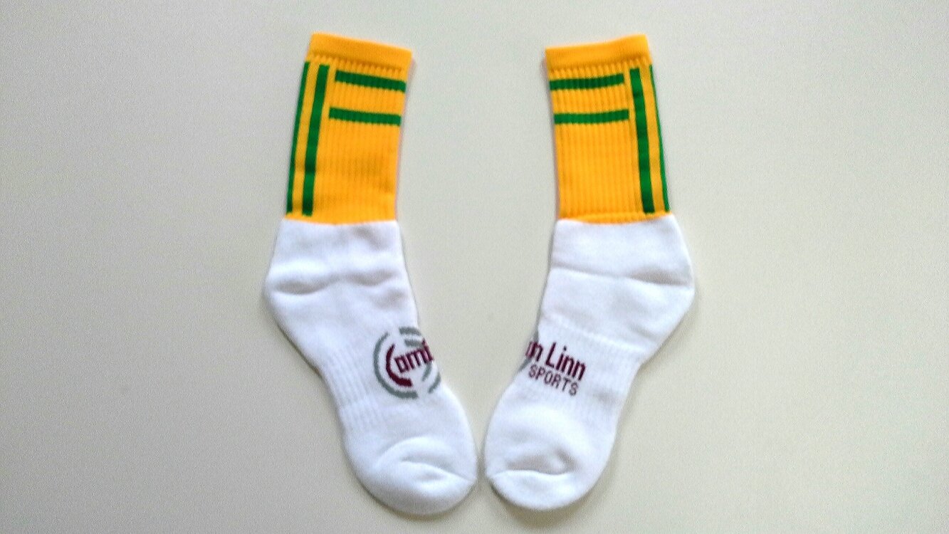 Small Midi Socks - Yellow and Green