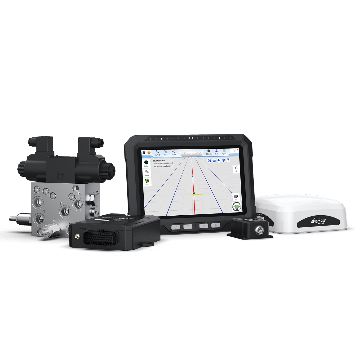 Hidrauliskā stūrēšanas sistēma ALLYNAV AF201 (10'')