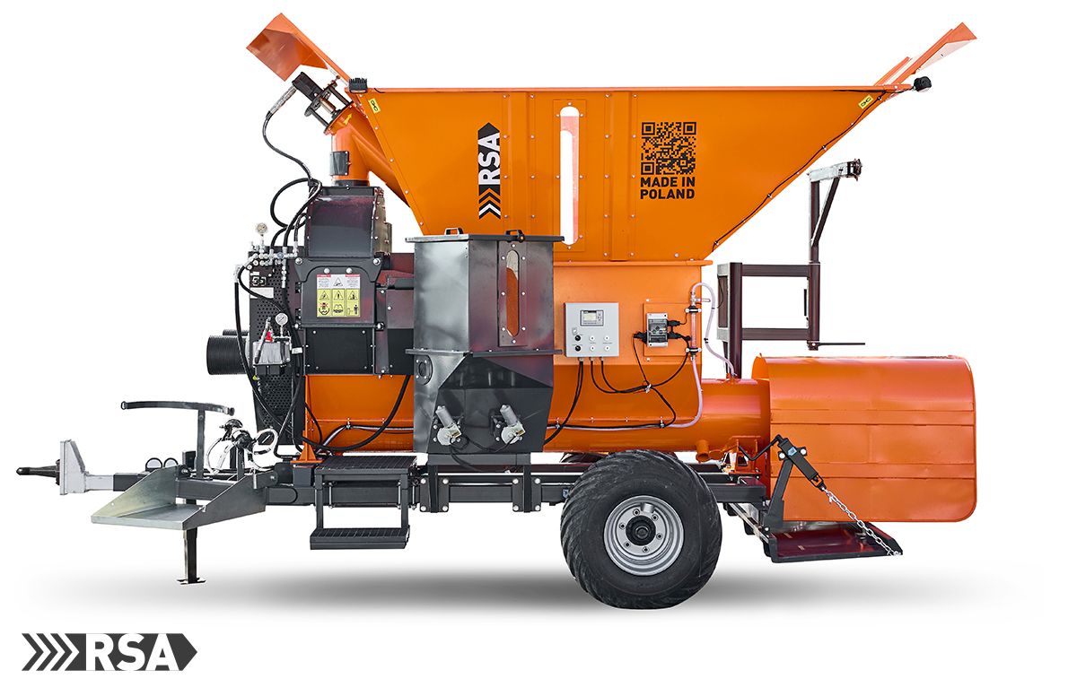 Graudu pakotājs ar smalcinātāju AGRIPAK RSA