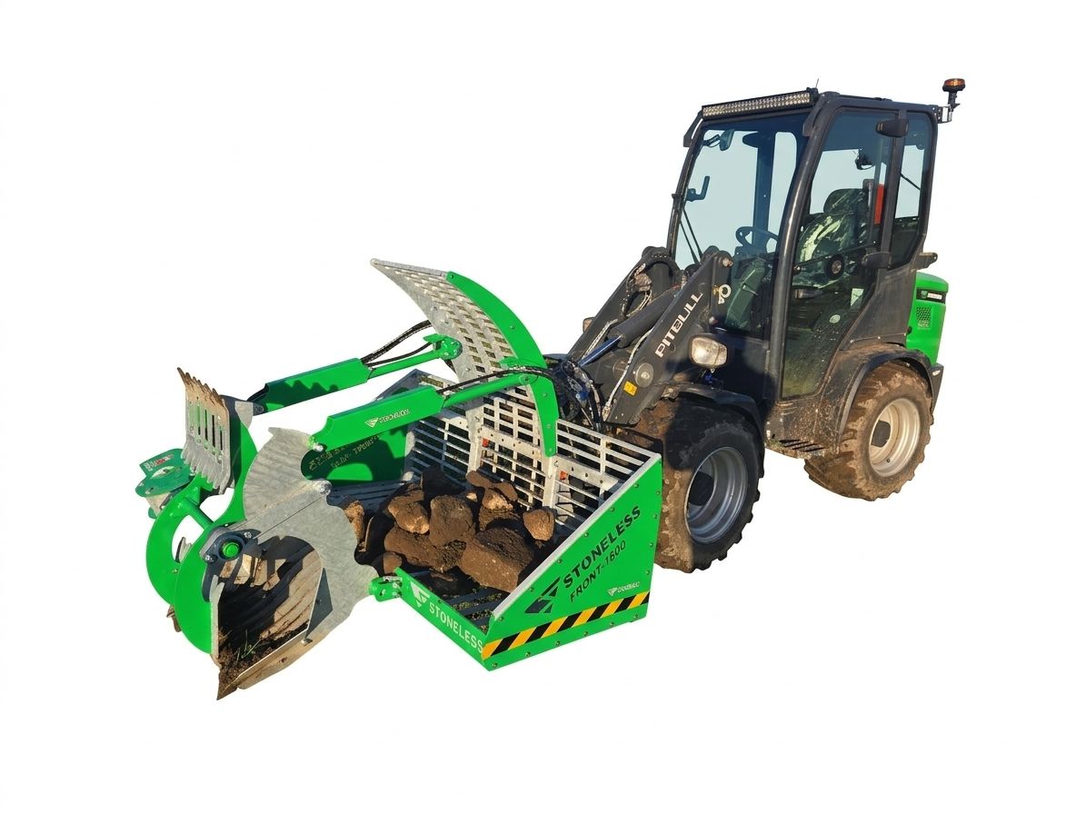 Akmeņu savācējs Stoneless Front-1800 Akmeņu savācējs Stoneless Front-1800