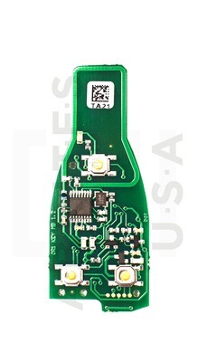 TA21- PCB for Mercedes IR key fob case with chrome 315 Mhz