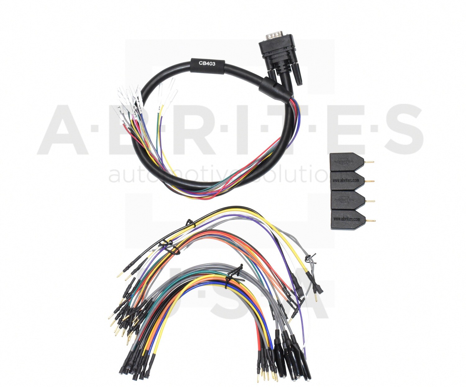 CB403 - DS-BOX Extended Cable Set for direct connection with various Automotive/Truck modules on Bench work