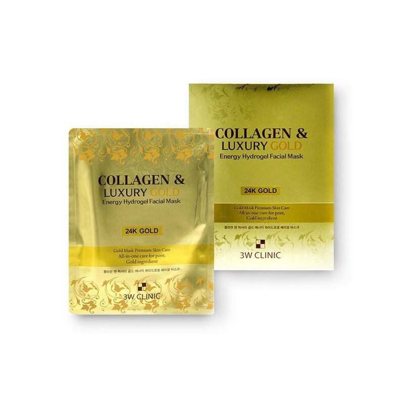 3W Collagen &amp; Luxury Gold Hydrogel Mask
