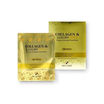 3W Collagen &amp; Luxury Gold Hydrogel Mask