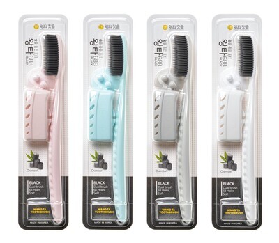 WANGTA Charcoal Double Size Toothbrush