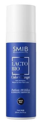 SMIB Lactobio Hair Dye Shampoo Black 200ml
