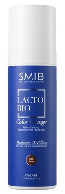 SMIB Lactobio Hair Dye Shampoo Brown 200ml