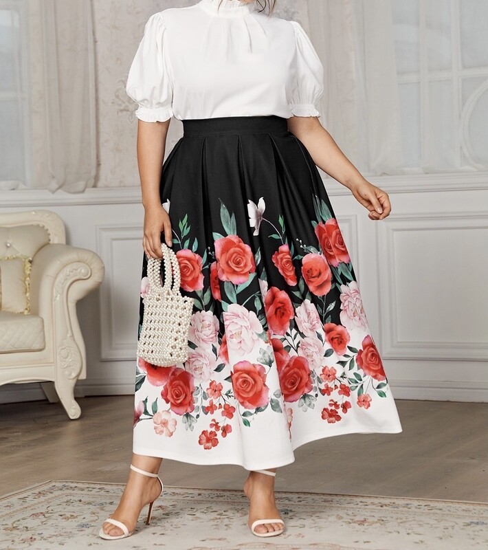 A-line skirt  plus  XL