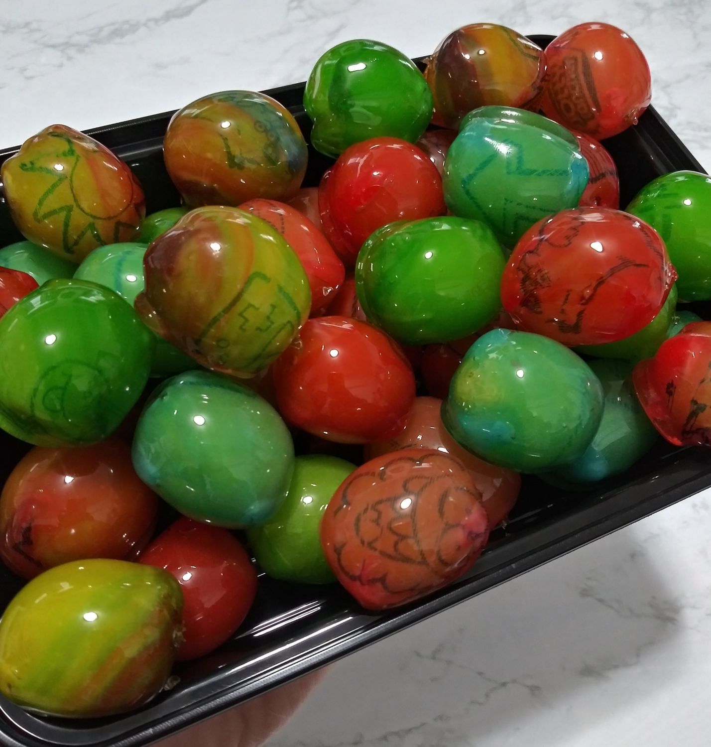Fruit Roll Up Candied Grapes