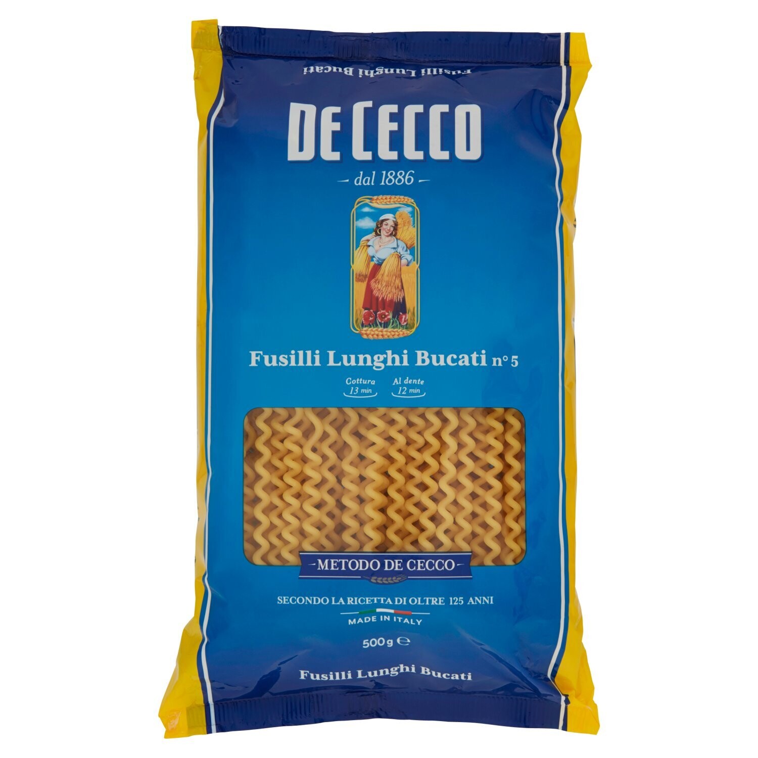 DE CECCO  FUSILLI LUNGHI BUCATI
