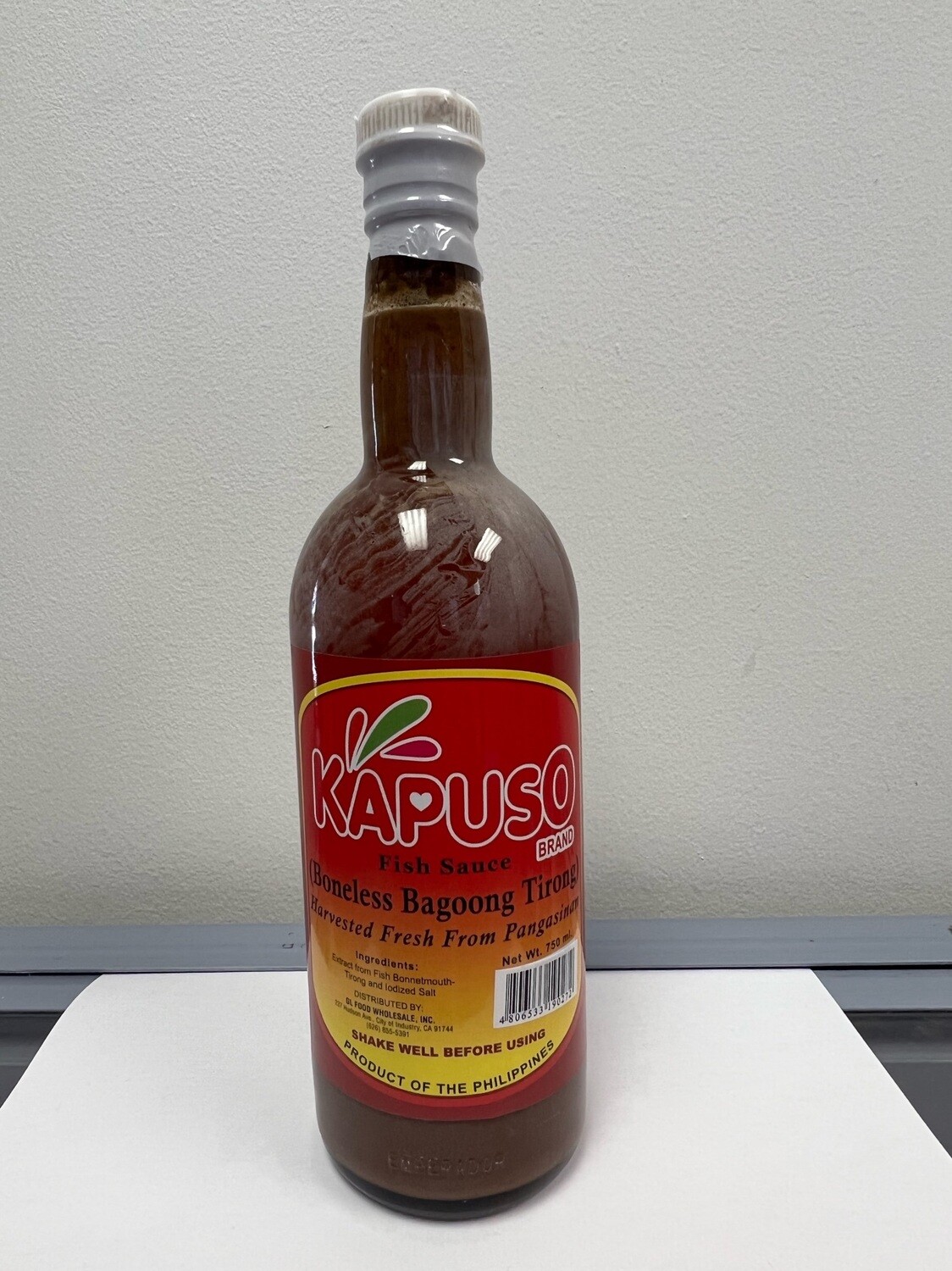 Kapuso Fish Sauce Boneless Bagoong Tiring 750 Ml