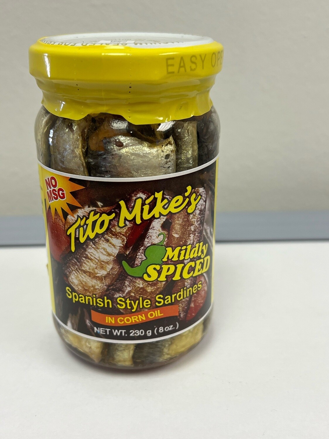 Tito Mike&#39;s Mildly Spicy Spanish Sardines