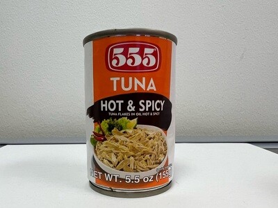 555 tuna hot/ spicy ( sardines size)