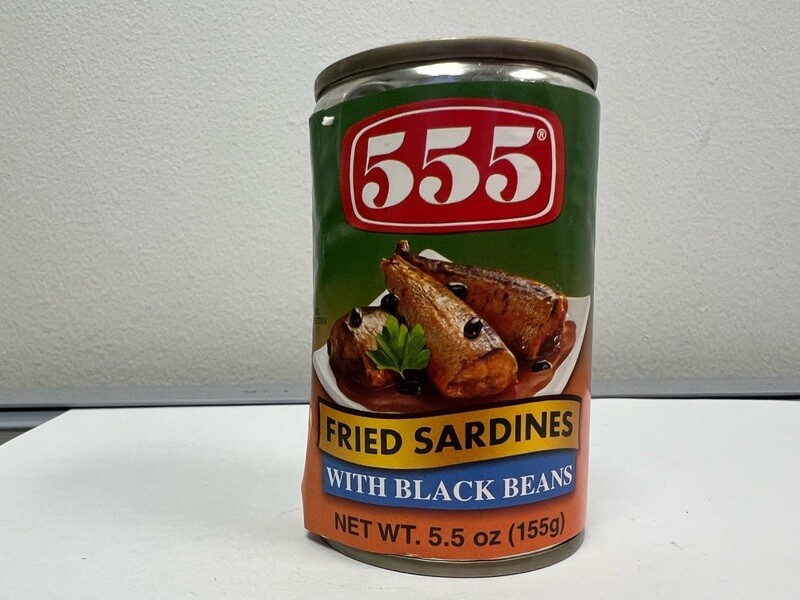 555 Fried Sardines With Black Beans
