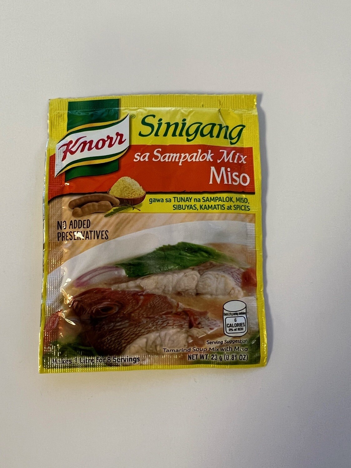 Knorr Sinigang sa Sampalok with Miso