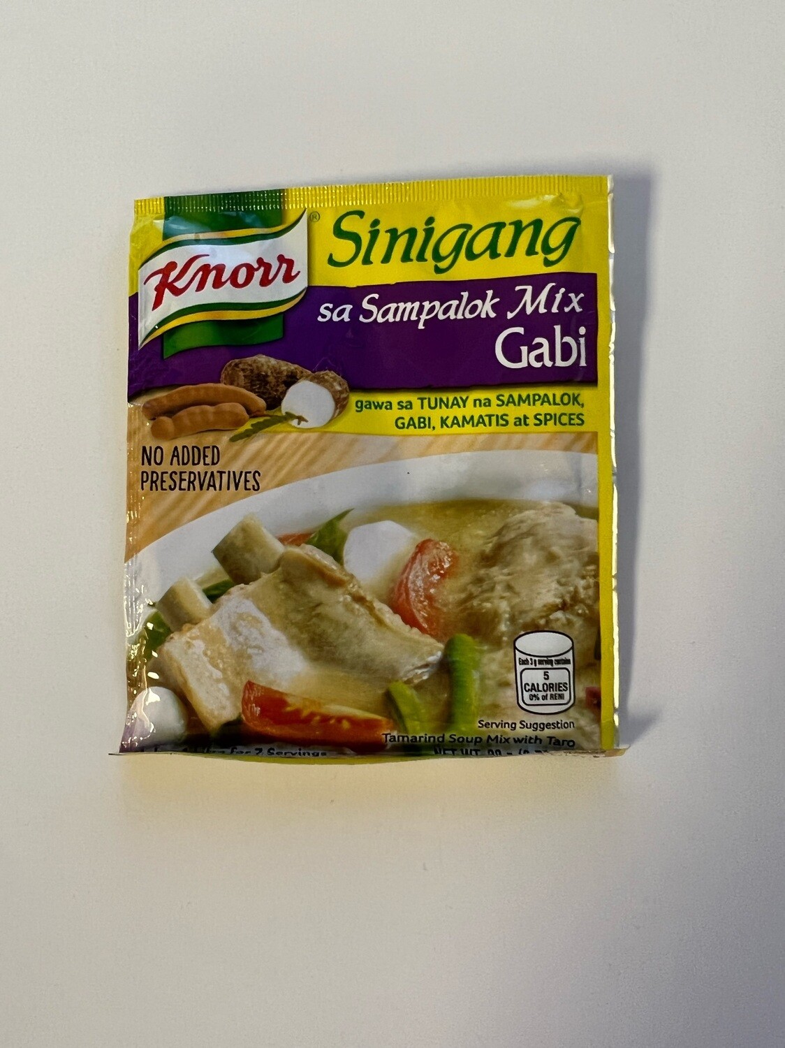 Knorr sinigang sa sampalok with gabi