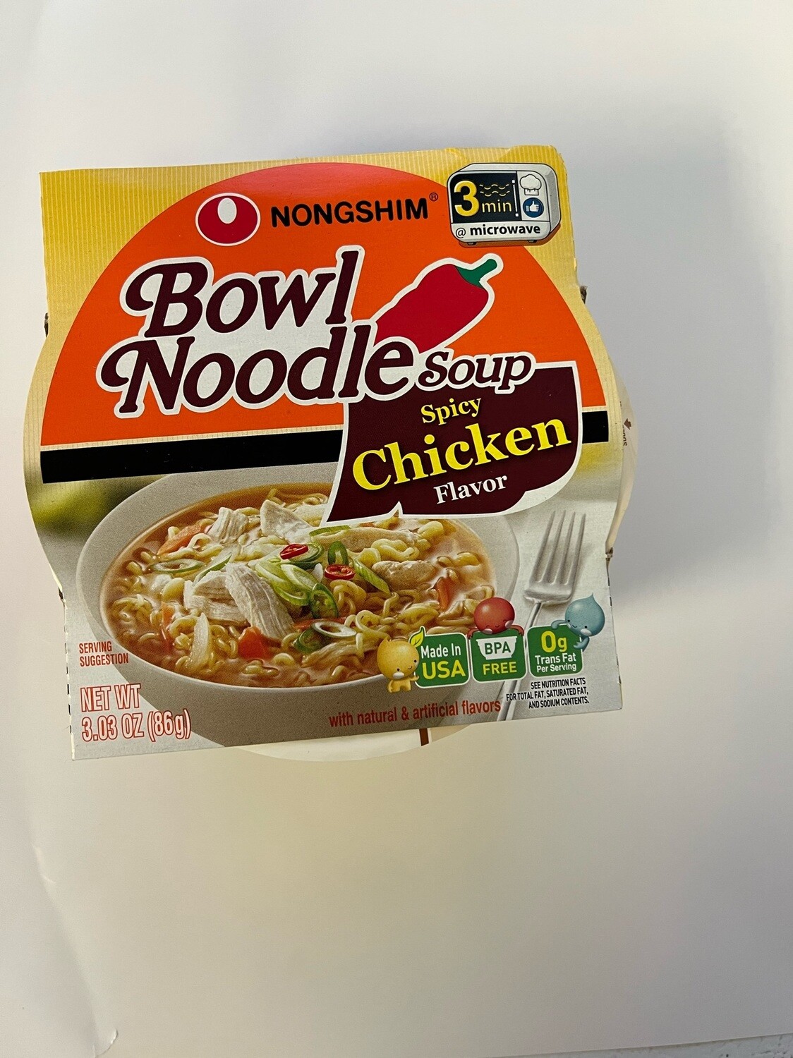 Nongshim Spicy Chicken Bowl