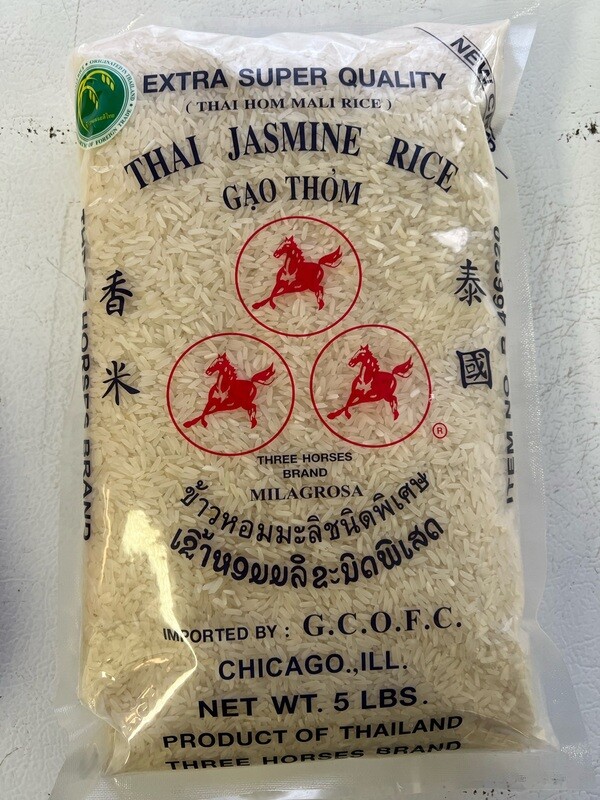 Three Horses Rice 5lbs