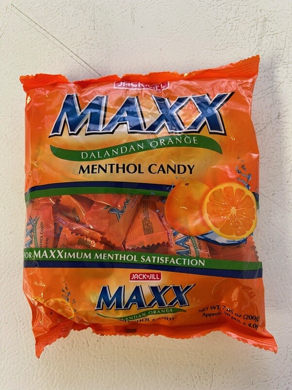 Maxx Dalandan Orange Menthol Candy