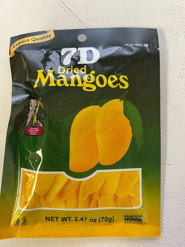 7 D Dried Mango