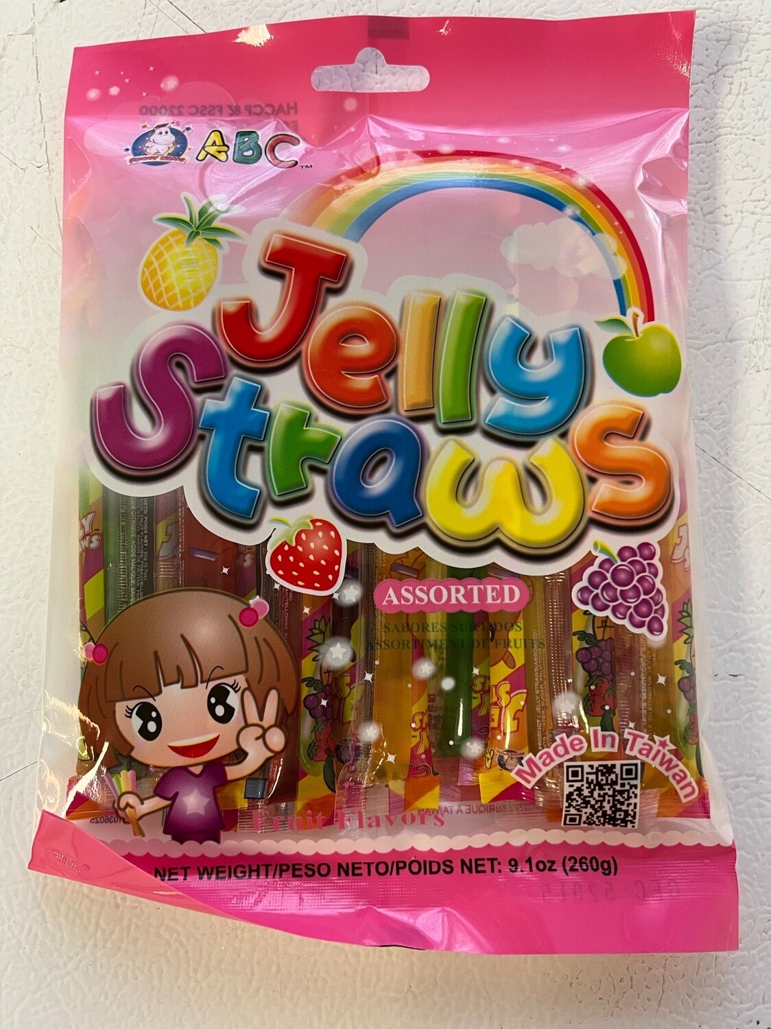 ABC Jelly Straws