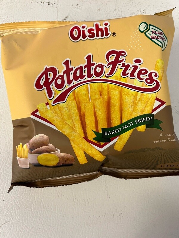 Oishi Potato Fries Plain Salted Flavor