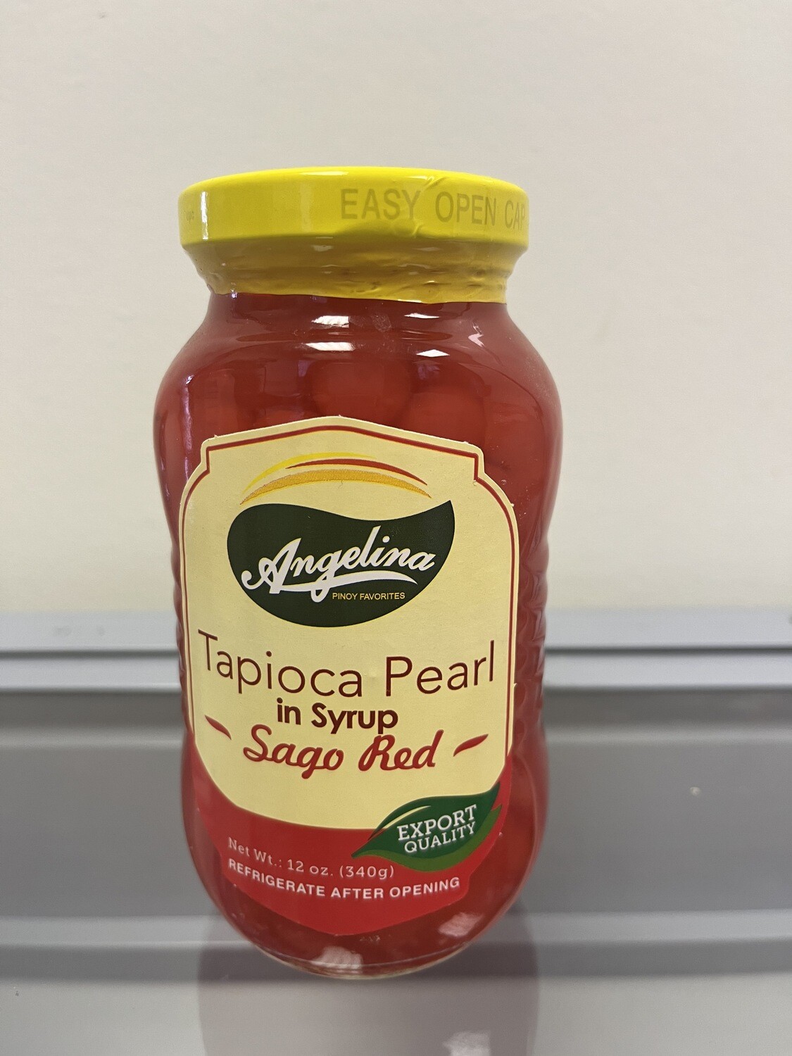 Angelina Tapioca Pearl in syrup (red)