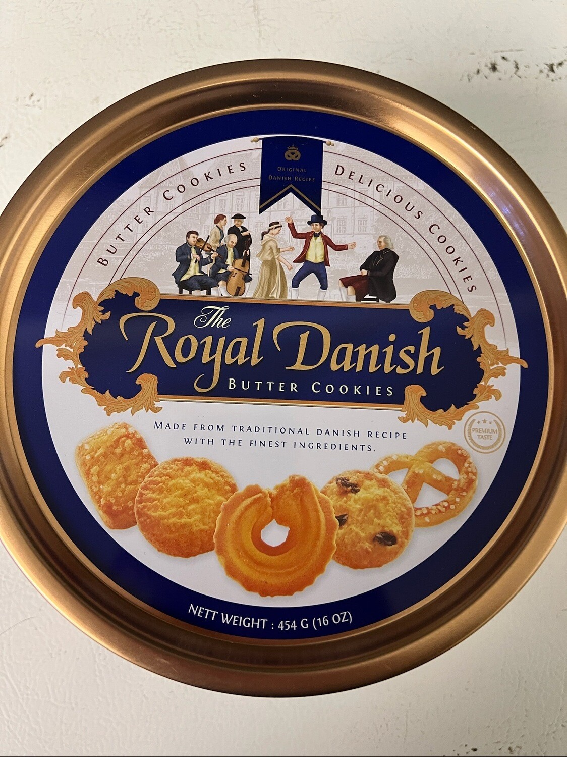 Royal Danish Butter Cookies In Can