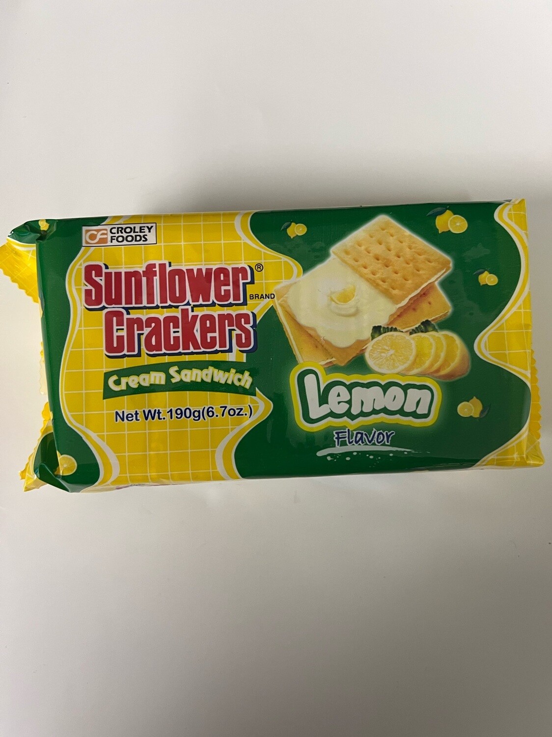Sunflower crackers lemon flavor pack