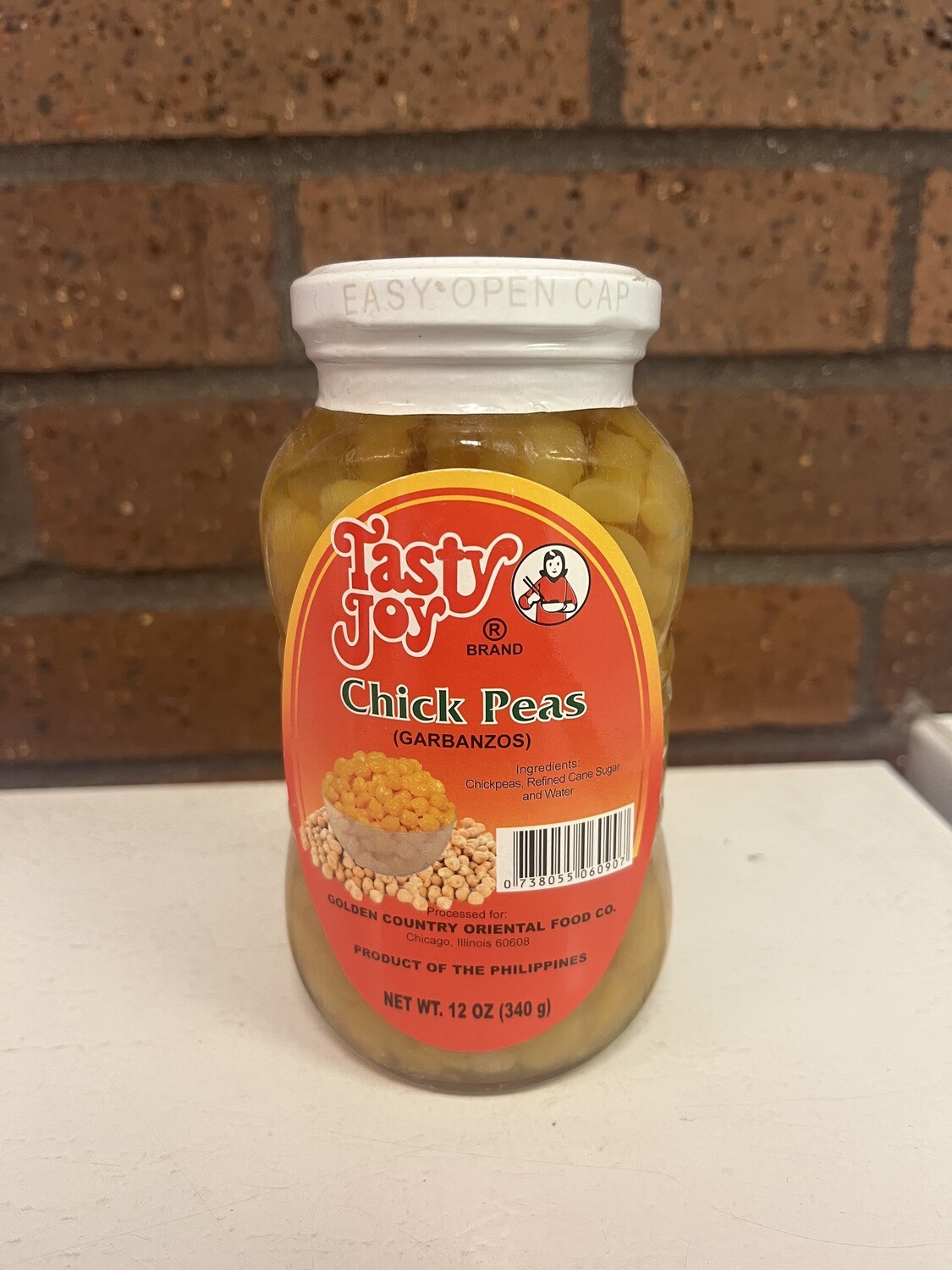 Tasty Joy Chick Peas  Jar