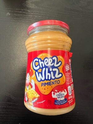 Kraft cheez Whiz with pimiento